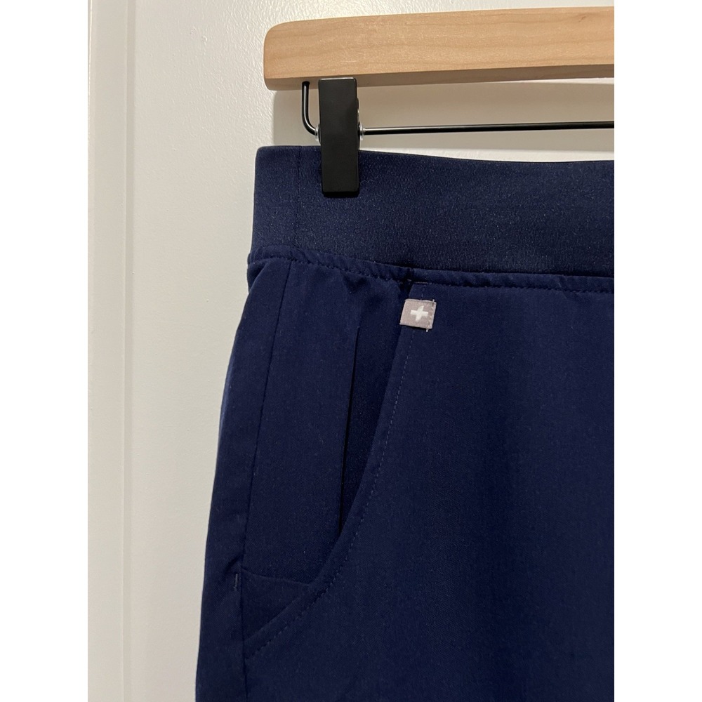 FIGS Navy Blue Scrub Set Casma Top Zamora Jogger Technical Collection Womens S - Picture 6 of 14